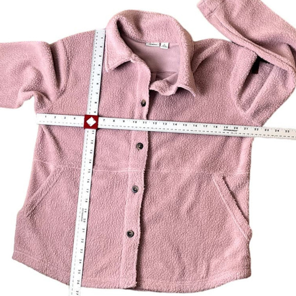 LL Bean Jackets & Blazers - LL Bean Sherpa Jacket Button Down Long Sleeve Shacket with Pockets, Large